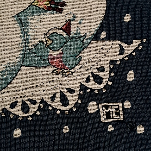 Mary Engelbreit Tapestry Throw with Fringe - Picture 3 of 8